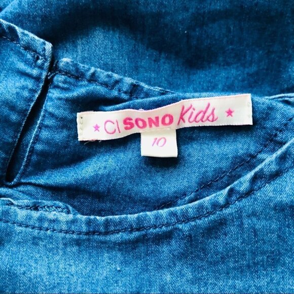 Asymmetrical Denim Dress Size 10 - Picture 5 of 7